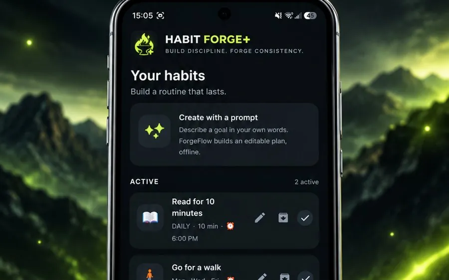 Habit Forge+ App